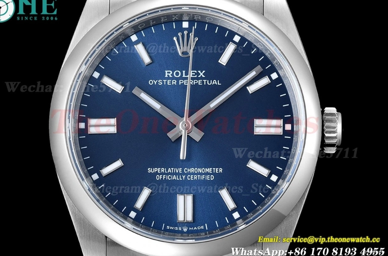 SS A3230 EWF 36mm Perpetual 126000 Blue Oyster SS Dial 0320